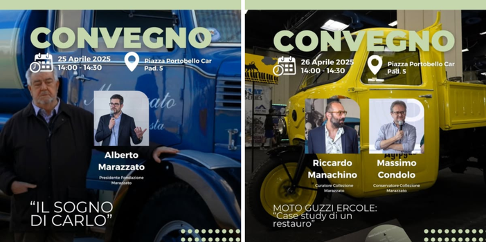 Fondazione Marazzato sarà presente alla Fiera Alto Adriatico Motori d'Epoca di Pordenone