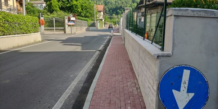 Lavori a Crevacuore: Quasi ultimato il marciapiede di via Garibaldi, poi toccherà a via Noche