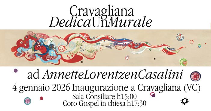 A Cravagliana un murale dedicato ad Annette Lorentzen Casalini A Cravagliana un murale dedicato ad Annette Lorentzen Casalini