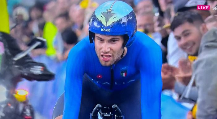 Pippo Ganna d'argento, la prima medaglia per l'Italia targata Vco Pippo Ganna d'argento, la prima medaglia per l'Italia targata Vco