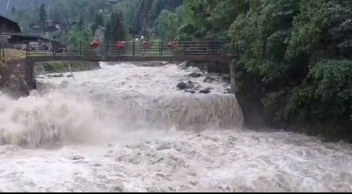 Alagna, corsi d'acqua ingrossati