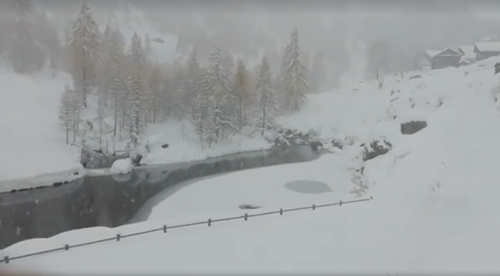 Alagna Valsesia: lo spettacolo della neve VIDEO Alagna Valsesia: lo spettacolo della neve VIDEO