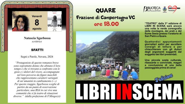 Campertogno: ad agosto un mese dedicato alla lettura
