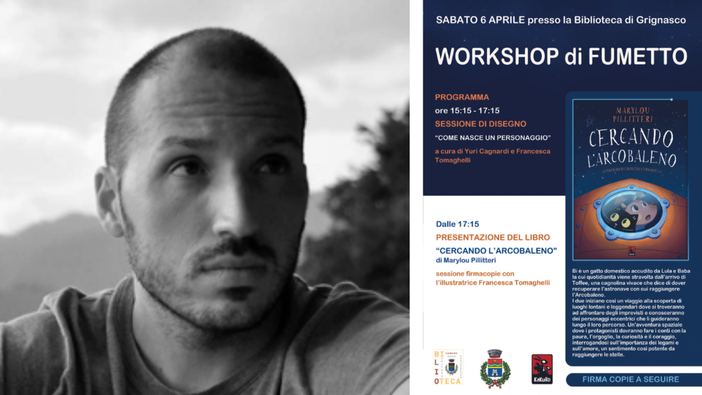 A Grignasco il workshop di fumetto: “Cercando l’arcobaleno” alla Biblioteca civica.
