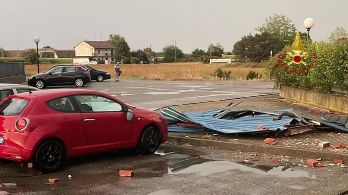 Maltempo nel vercellese, tanti gli interventi dei Vigili del Fuoco