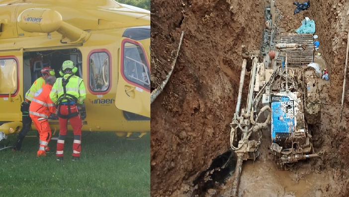 Pray, infortunio sul lavoro: operaio di 40 anni in ospedale con l'elisoccorso Pray, infortunio sul lavoro: operaio di 40 anni in ospedale con l'elisoccorso