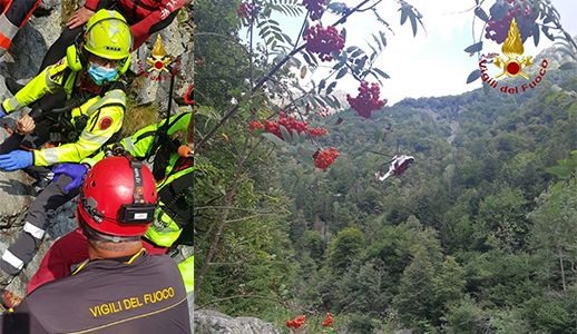 Si infortuna mentre fa hydrospeed nel Sesia, trasportato in ospedale