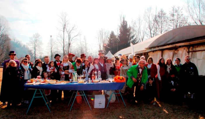 Carnevale di Borgosesia 2020, è “Saba rutund” ad Agnona con la busecca e la fagiolata del Rione Bettole FOTO