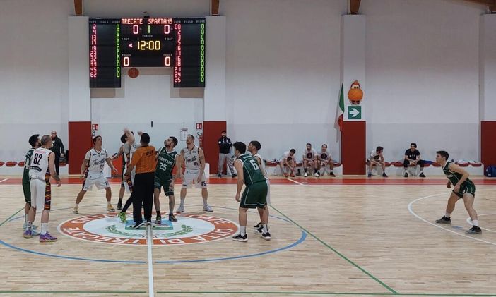 Spartans Basket in trasferta a Varese, la vittoria contro Basket Trecate: 66 - 68 - Foto di Andrea Scalvini.