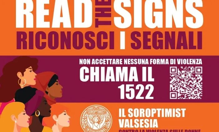 Varallo, il Soroptimist Valsesia inaugura una nuova panchina arancione contro la violenza sulle donne