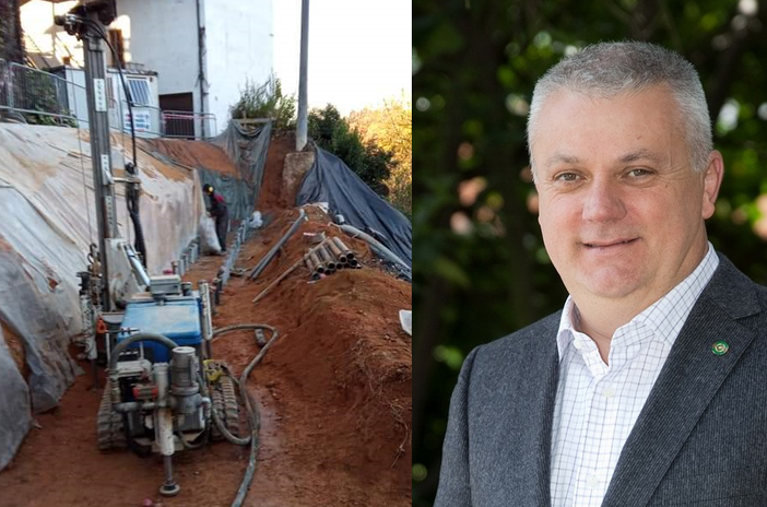 Pray, lavori in corso di messa in sicurezza delle frane