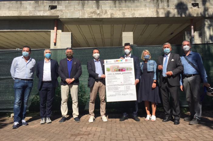 Borgosesia, partiti i lavori al liceo Scientifico