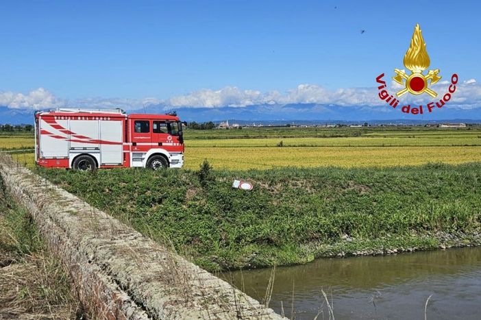 Gravissimo incidente aereo tra Crescentino e Livorno Ferraris