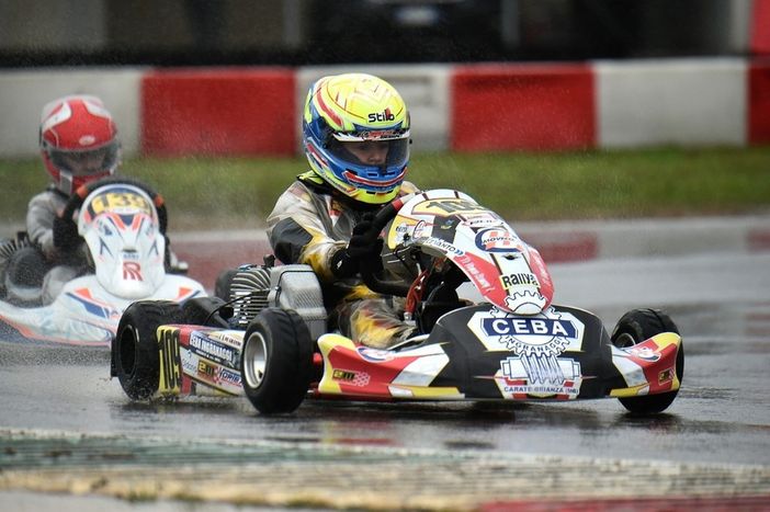 Franciacorta Karting Track, Leonardo De Grandi ha debuttato nel campionato Rok Cup Italia 2024.