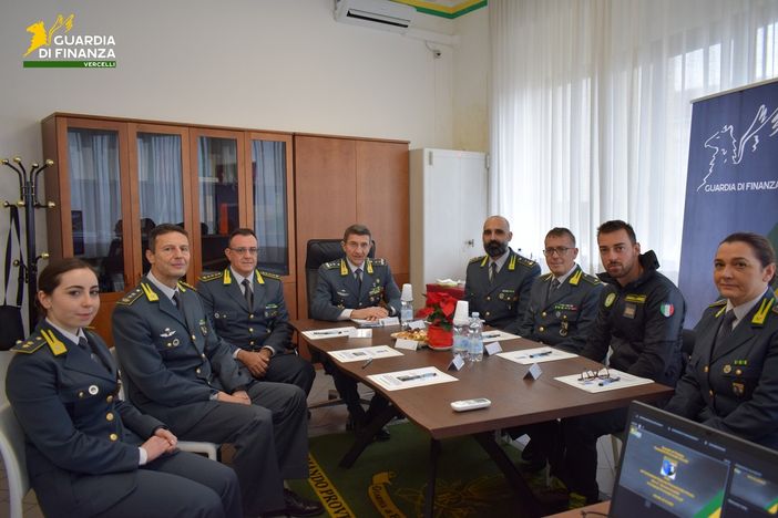 La Guardia di Finanza di Vercelli accoglie il Generale Avitabile: focus su attività e progetti 2026