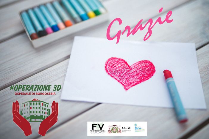 #Operazione3D all'Ospedale di Borgosesia: raddoppiato l’obiettivo