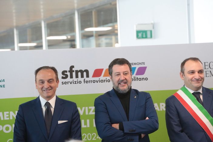 Il treno per l'aeroporto, da Torino a Caselle in 30 minuti. Salvini: "Collegamento fondamentale e green".