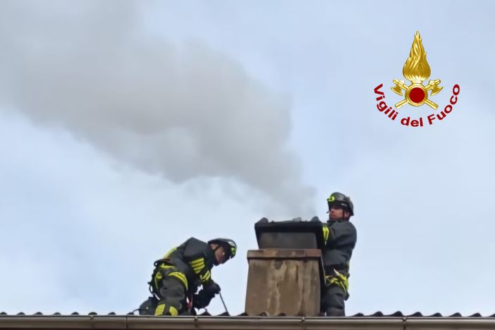 Cravagliana, incendio del camino in frazione Pianaronda: intervento dei Vigili del Fuoco
