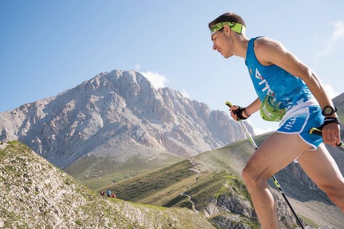 Mattia Bertoncini sul podio ai campionati europei di skyrunning