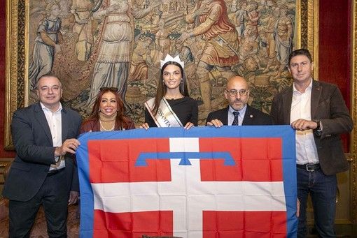 A Palazzo Lascaris ricevuta Francesca Bergesio, Miss Italia piemontese.