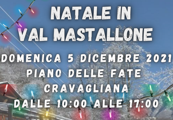 Cravagliana, domenica 5 dicembre è Natale in Val Mastallone