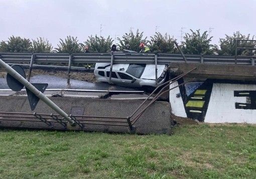 Novara, sei indagati per il crollo del cavalcavia Novara, sei indagati per il crollo del cavalcavia