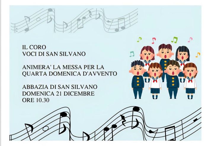 Il Coro Voci di San Silvano accompagnerà la Messa della quarta domenica di Avvento all’Abbazia di San Silvano