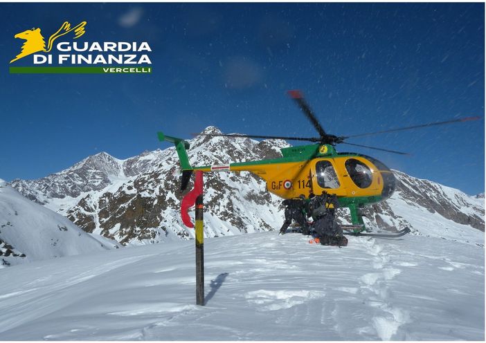 Valsesia, estate intensa per i finanzieri della S.A.G.F. di Alagna: ben 13 gli interventi di soccorso in montagna