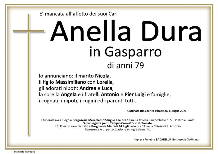 Anella Dura in Gasparro
