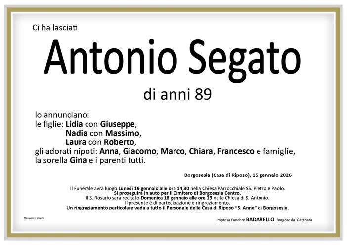 Antonio Segato