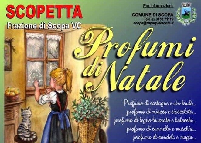 A Scopa si riscoprono i profumi di Natale A Scopa si riscoprono i profumi di Natale