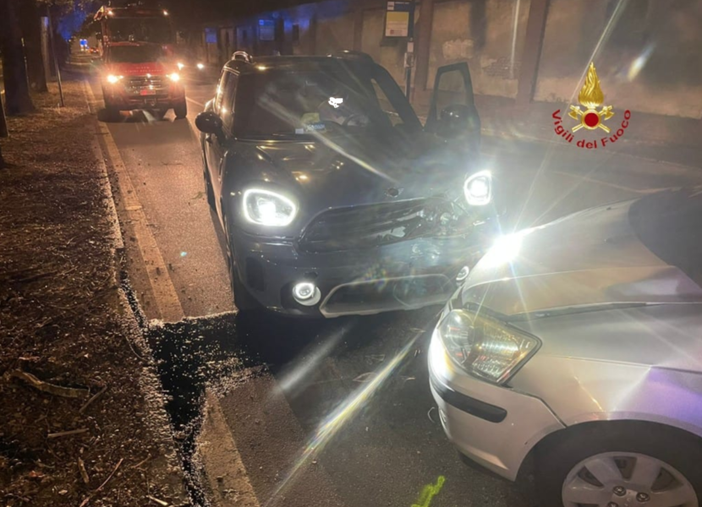 La scena dell'incidente