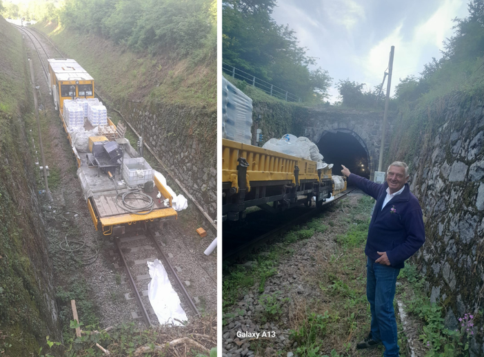 Borgosesia, manutenzione straordinaria alla galleria di Vanzone: interessata la linea Varallo-Novara Borgosesia, manutenzione straordinaria alla galleria di Vanzone: interessata la linea Varallo-Novara