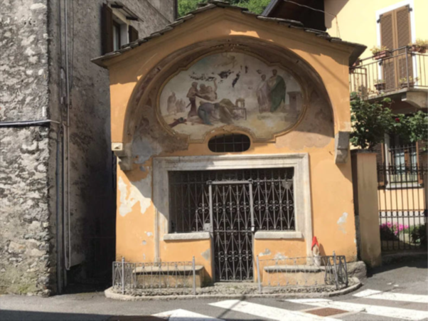 Restauro alla Cappella di San Lorenzo Martire di Crevola - Immagine prima del restauro.