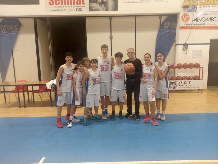 Under 14, Valsesia Basket ko in casa contro Valdilana: segnali di crescita nonostante la sconfitta