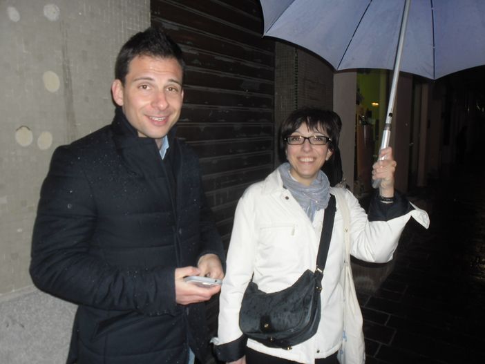 A destra Luisa Cerri, premio per pasticceria Cametti