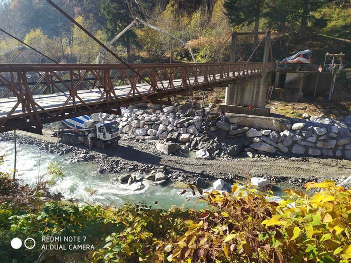 Tra lockdown e alluvione, si continua a lavorare a Mollia FOTO