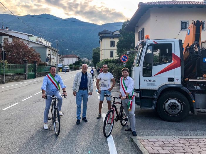 Consegnati i lavori per la realizzazione della pista ciclabile Varallo-Quarona Consegnati i lavori per la realizzazione della pista ciclabile Varallo-Quarona