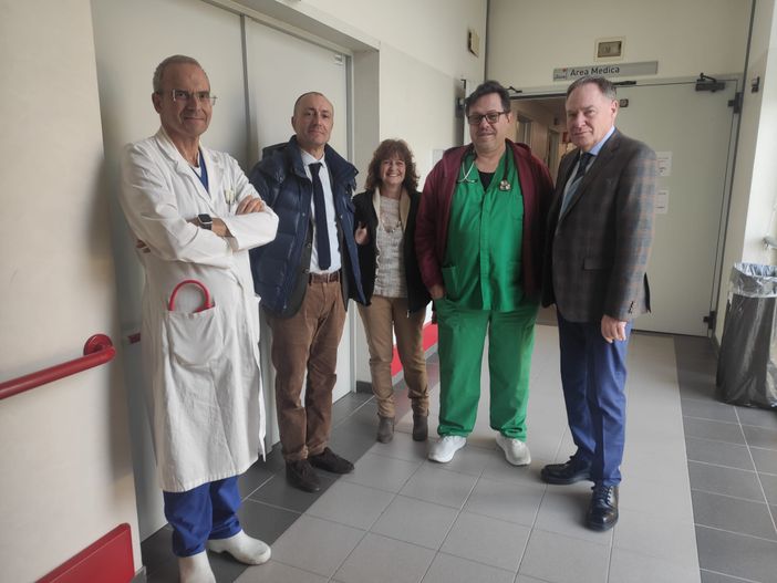 La visita del direttore Ricci a Borgosesia La visita del direttore Ricci a Borgosesia