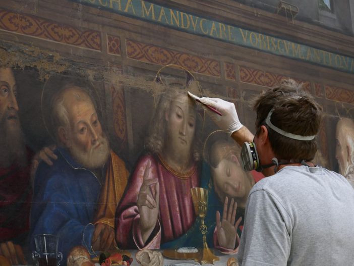 Varallo, l’Ultima Cena di Santa Maria delle Grazie torna a splendere dopo il restauro alla Venaria Reale - foto dal sito palazzodeimusei.it