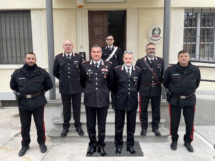 Il Comandante della Legione Carabinieri Piemonte e Valle d'Aosta hanno visitato le Stazione Carabinieri di Cigliano e Trino