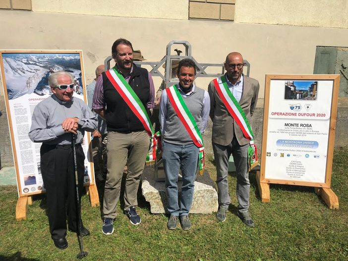 Alagna: con l'apertura dei 40 anni della Margherita torna la croce di ferro sulla Dufour FOTO E VIDEO
