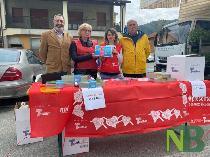 Cuori di biscotto Telethon, a Crevacuore la solidarietà è di casa (foto di D. Finatti per newsbiella.it)
