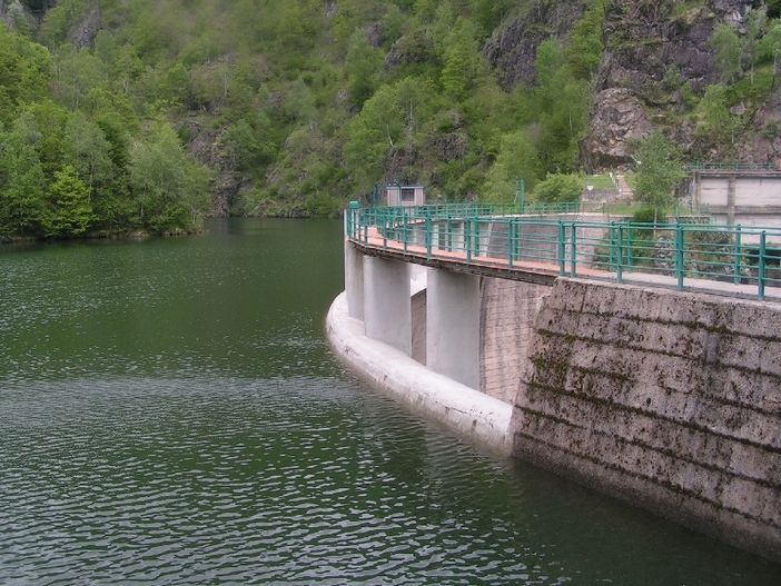 La diga sul Sessera La diga sul Sessera