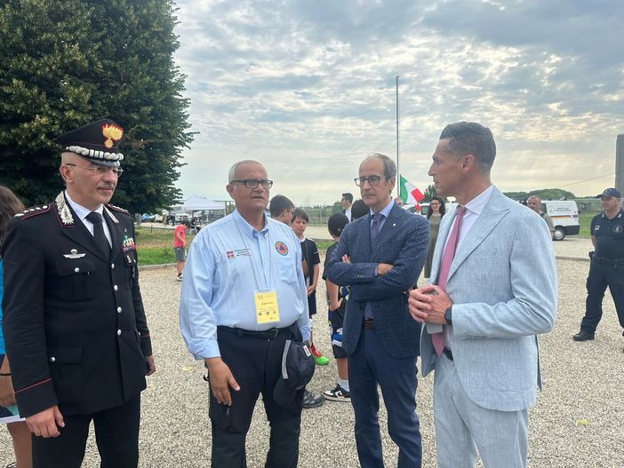 "Anch' io sono la protezione civile": inaugurato il campo del progetto nazionale a Stroppiana "Anch' io sono la protezione civile": inaugurato il campo del progetto nazionale a Stroppiana