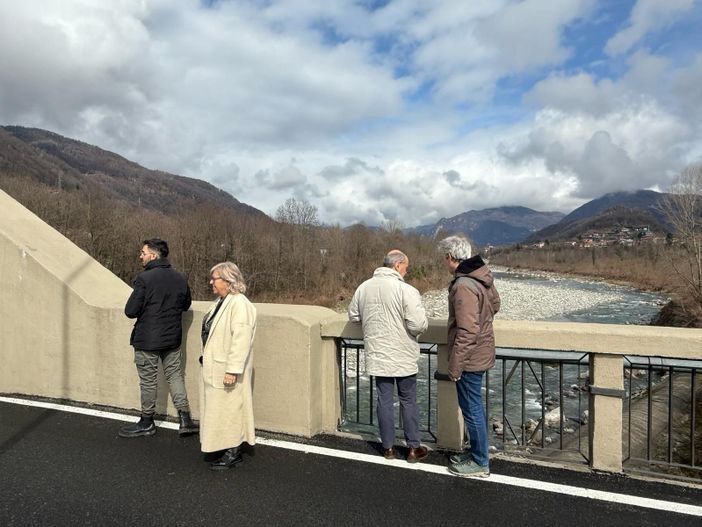 Quarona, sopralluogo sul ponte di Doccio, presto le prove di carico Quarona, sopralluogo sul ponte di Doccio, presto le prove di carico