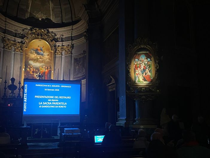 Grignasco, una serata in Parrocchia alla scoperta della “Sacra Parentela” di Gandolfino da Roreto Grignasco, una serata in Parrocchia alla scoperta della “Sacra Parentela” di Gandolfino da Roreto