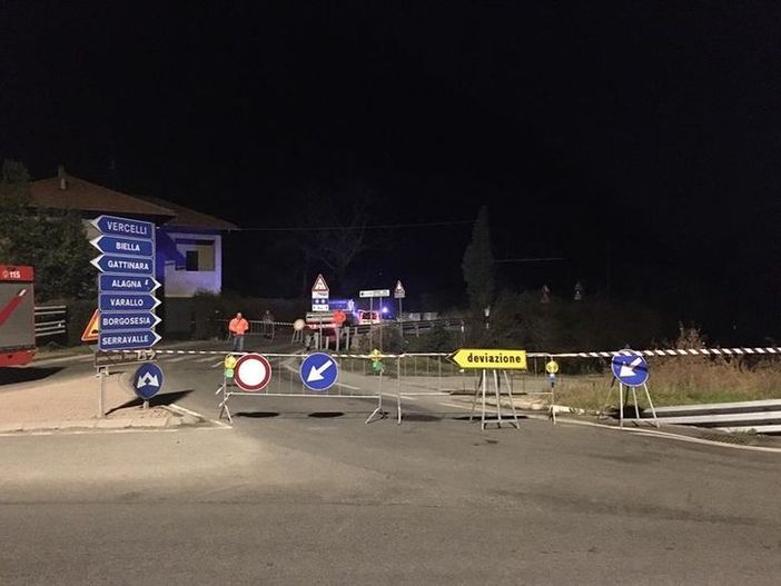 Romagnano Sesia: Aggiornamento Chiusura  SP165 PER "VINTEBBIO" Romagnano Sesia: Aggiornamento Chiusura  SP165 PER "VINTEBBIO"