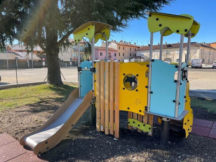 Gattinara, nuovi giochi nei parchi cittadini