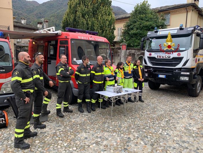 Varallo: anche il comandante dei Vigili del Fuoco alla giornata della Protezione Civile Varallo: anche il comandante dei Vigili del Fuoco alla giornata della Protezione Civile